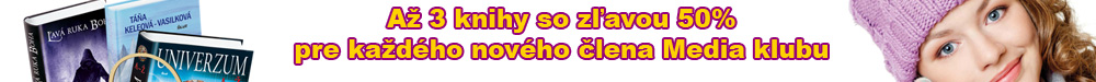 Knihy, z ktorých si môžete vybrať až 3 so zľavou 50%: